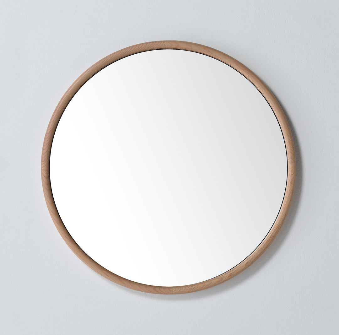 Zen 30" Bathroom Mirror in Whitewash Oak