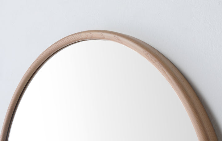 Zen 36" Bathroom Mirror in Whitewash Oak