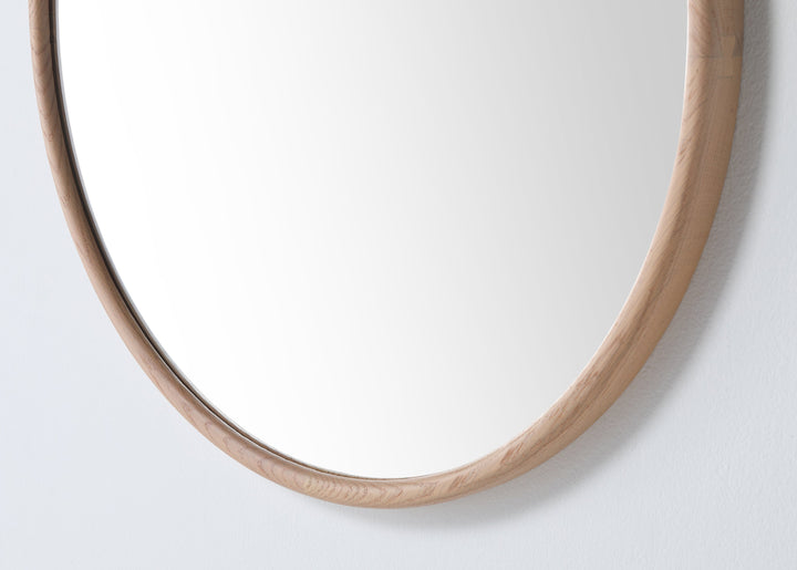 Zen 36" Bathroom Mirror in Whitewash Oak