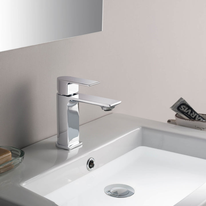 Bathroom Sink Pop-Up Drain Stopper with Overflow
