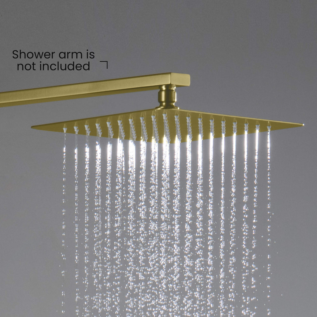 Quadra 10" Ultra-Thin Metal Rain Shower Head