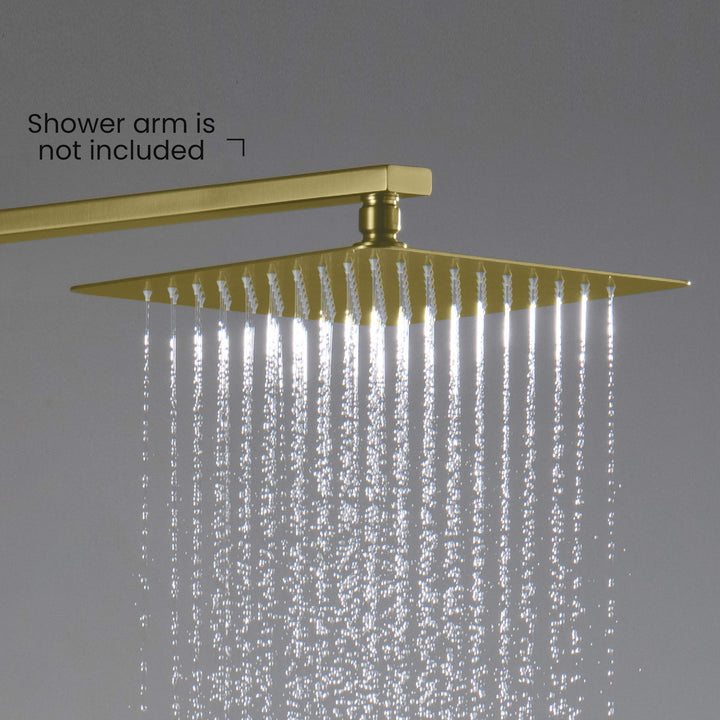 Quadra 10" Ultra-Thin Metal Rain Shower Head