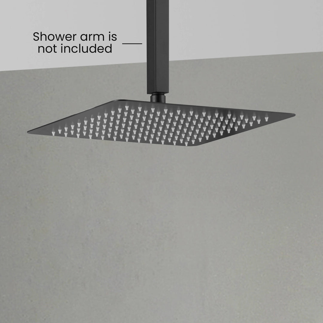 Quadra 12" Ultra-Thin Metal Rain Shower Head