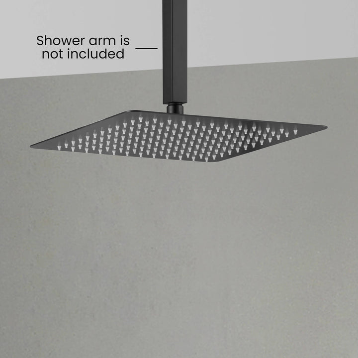 Quadra 12" Ultra-Thin Metal Rain Shower Head