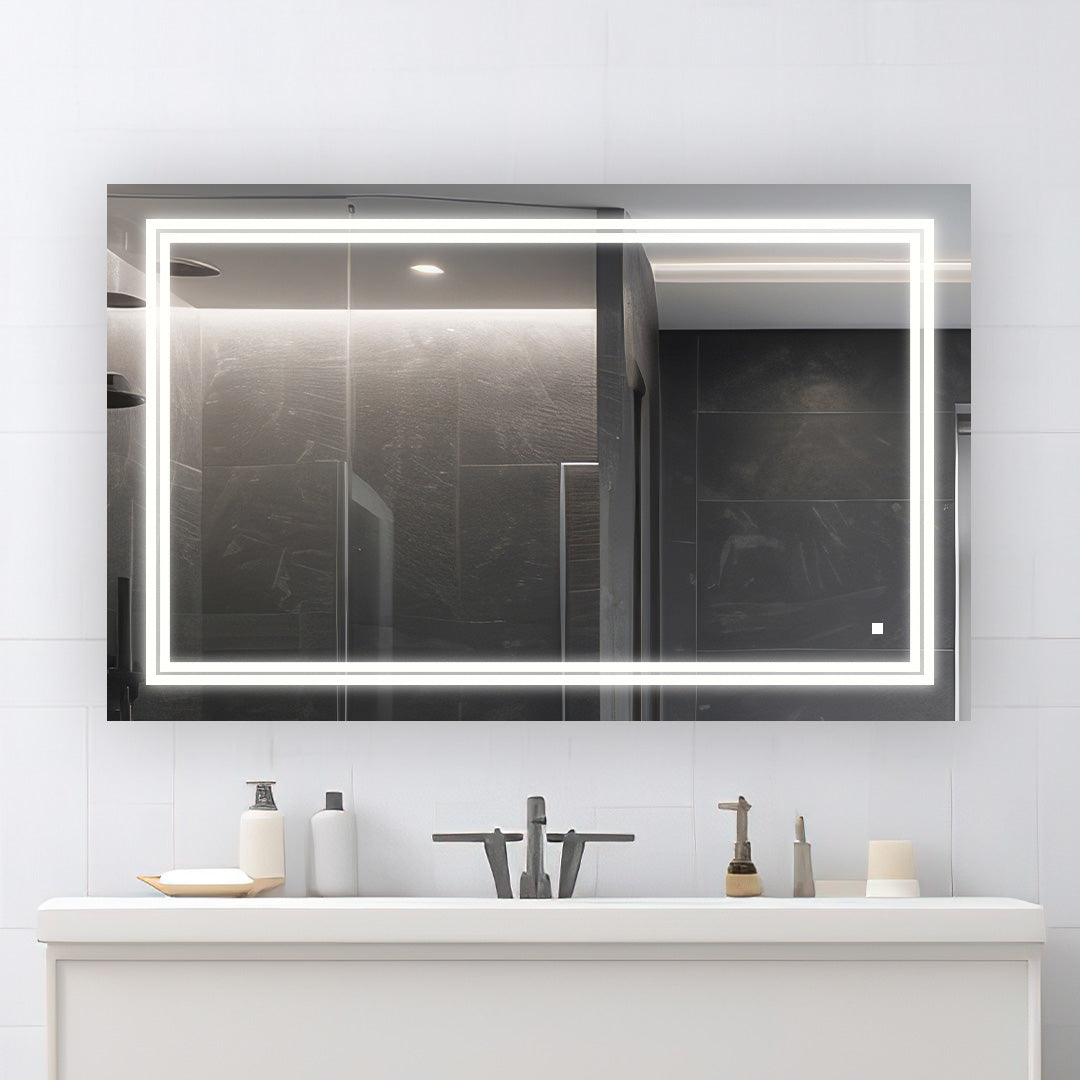 Soho 48" x 30" LED Bathroom Mirror, Anti-Fog