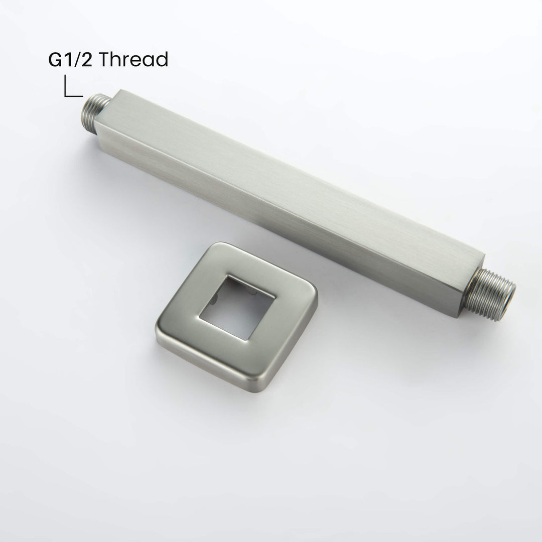 Quadra 8" Ceiling-Mounted Shower Arm