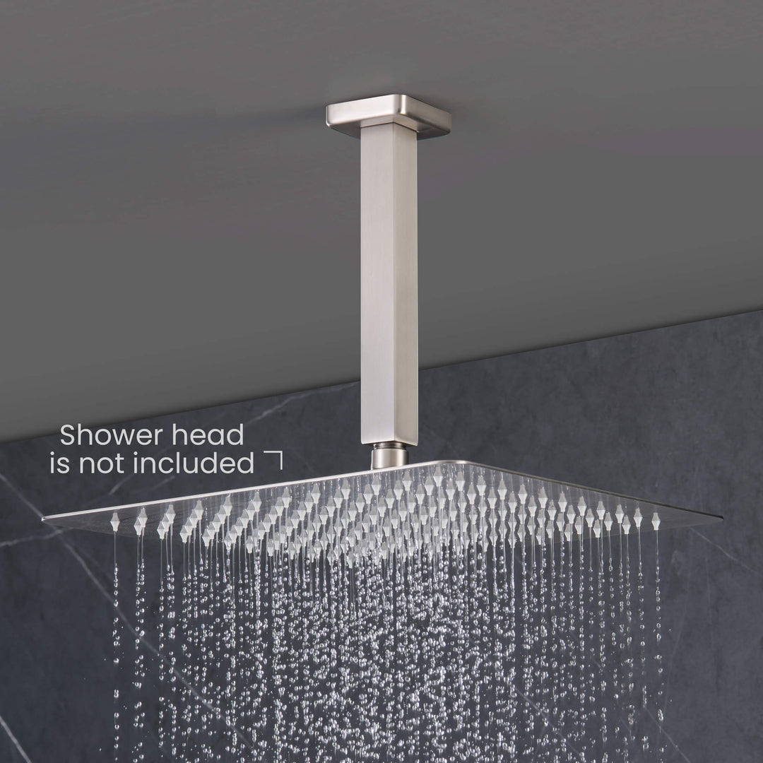 Quadra 8" Ceiling-Mounted Shower Arm