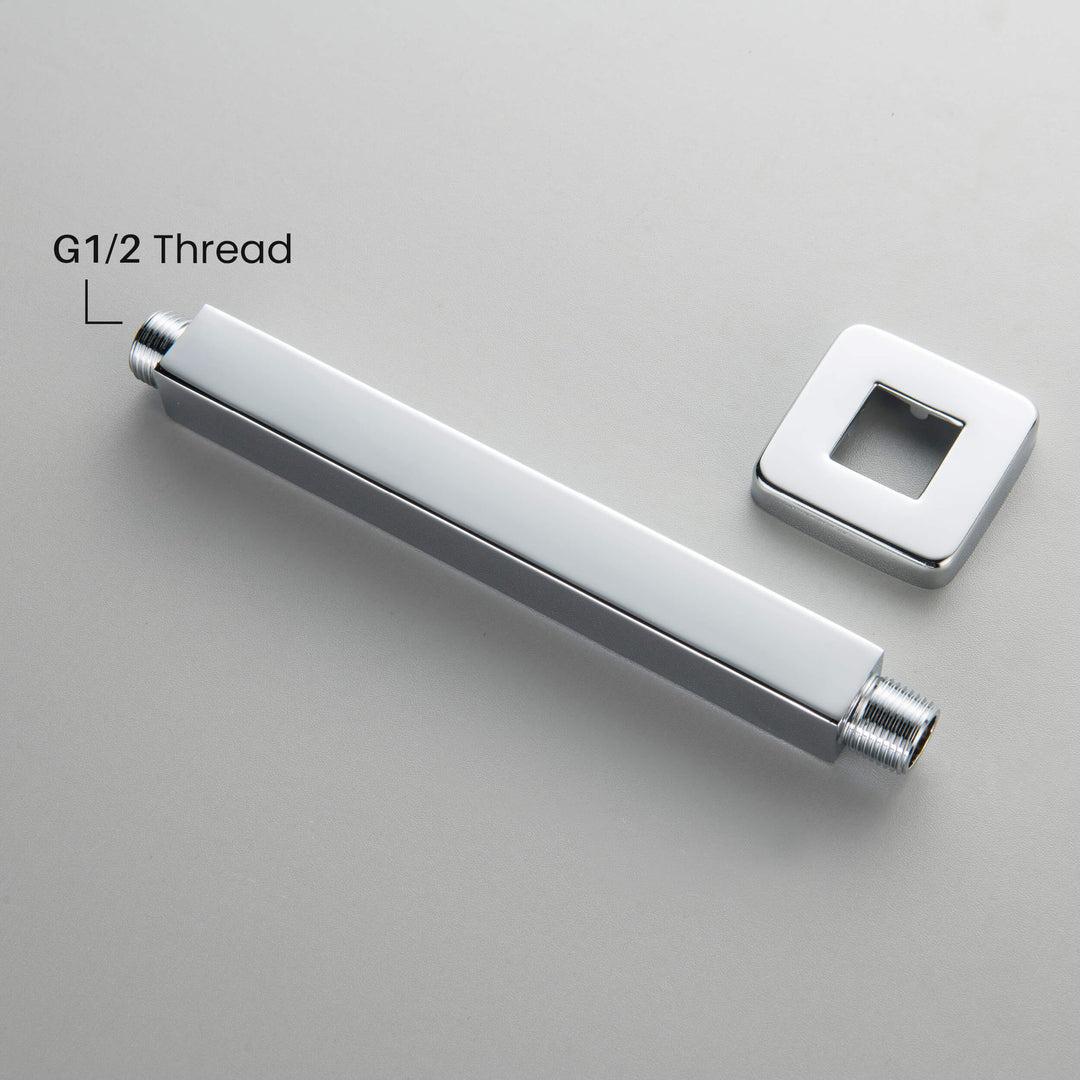 Quadra 8" Ceiling-Mounted Shower Arm