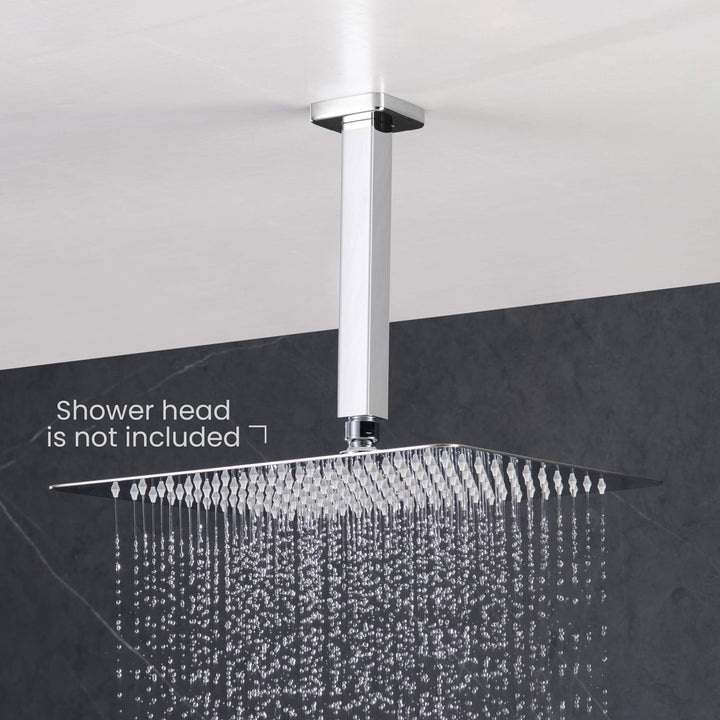 Quadra 8" Ceiling-Mounted Shower Arm