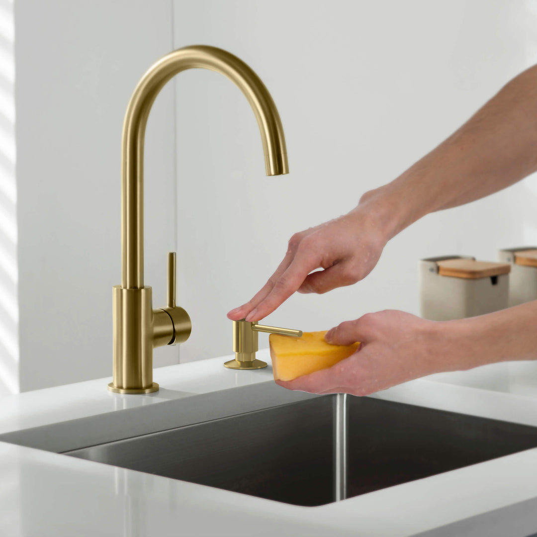 Solid Brass Kitchen Soap Dispenser