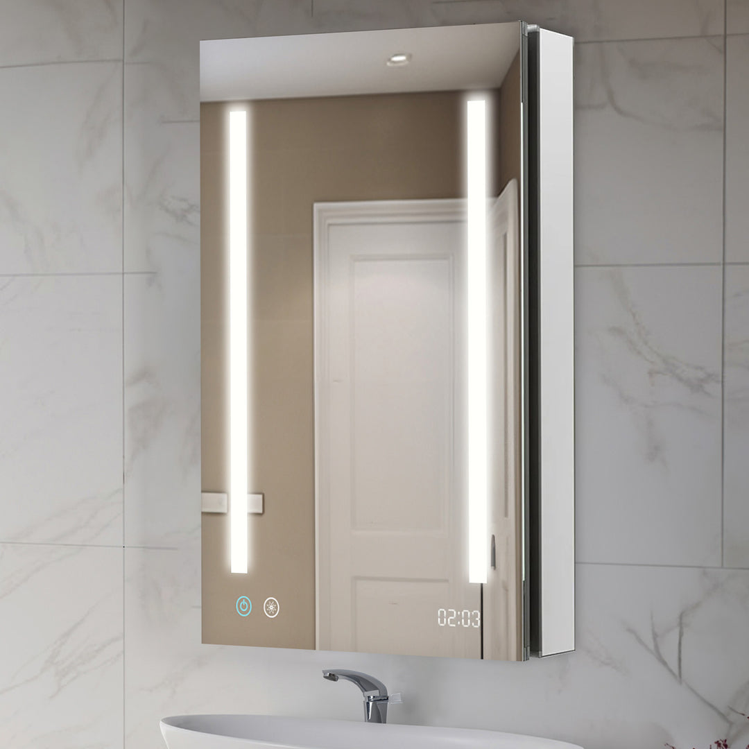 Signature Royale 24" x 36" Right Hinge LED Medicine Cabinet | ANVE Kitchen & Bath