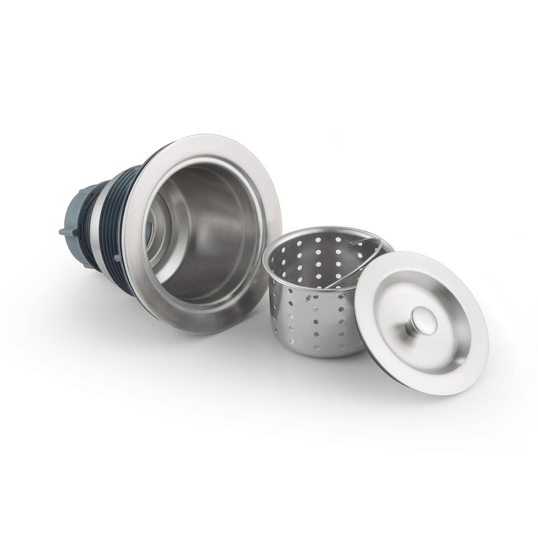Stainless Steel Kitchen Sink Basket Strainer | ANVE Kitchen & Bath