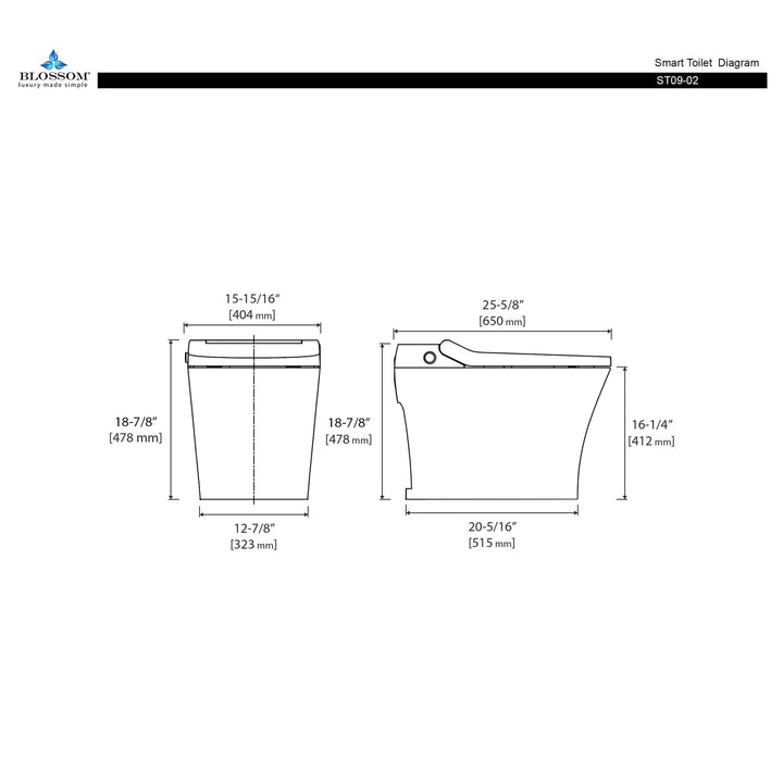 ST09 Smart Toilet with Heated Seat and UV Sterilization in 02