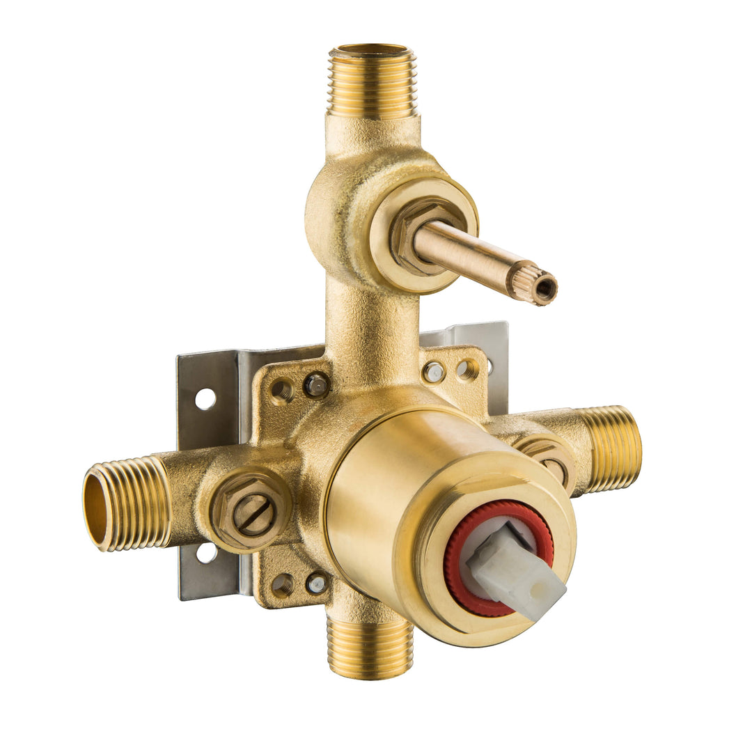 2-Function Pressure-Balance Shower Rough-In Valve with Cartridge | ANVE Kitchen & Bath