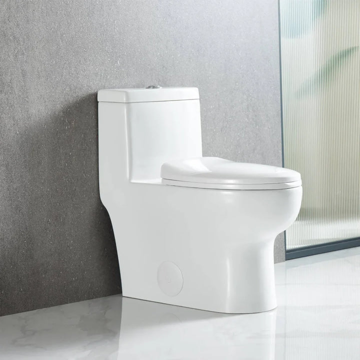 Pureflow One-Piece Toilet, 1.1/1.6 GPF Dual-Flush | ANVE Kitchen &amp; Bath