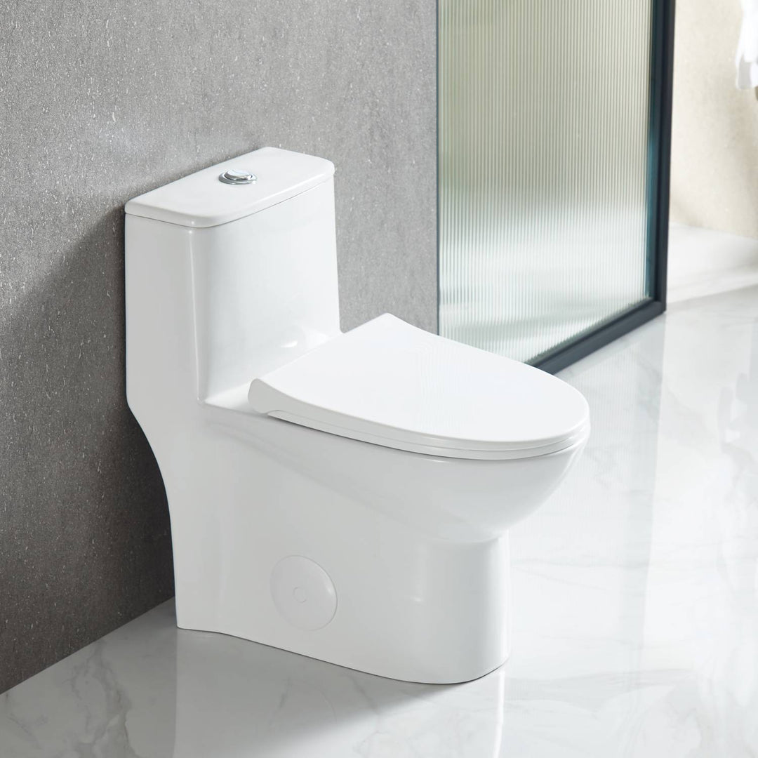 T9 One-Piece Toilet, 1.1/1.6 GPF Dual-Flush in 02