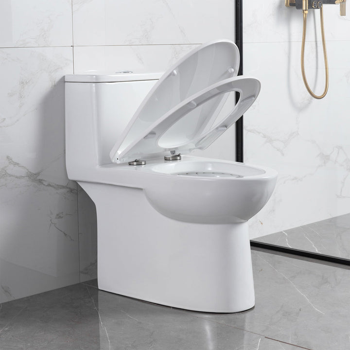 T9 ADA One-Piece Toilet, 1.1/1.6 GPF Dual-Flush in 03