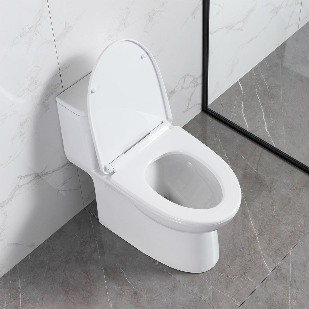 T9 ADA One-Piece Toilet, 1.1/1.6 GPF Dual-Flush in 03