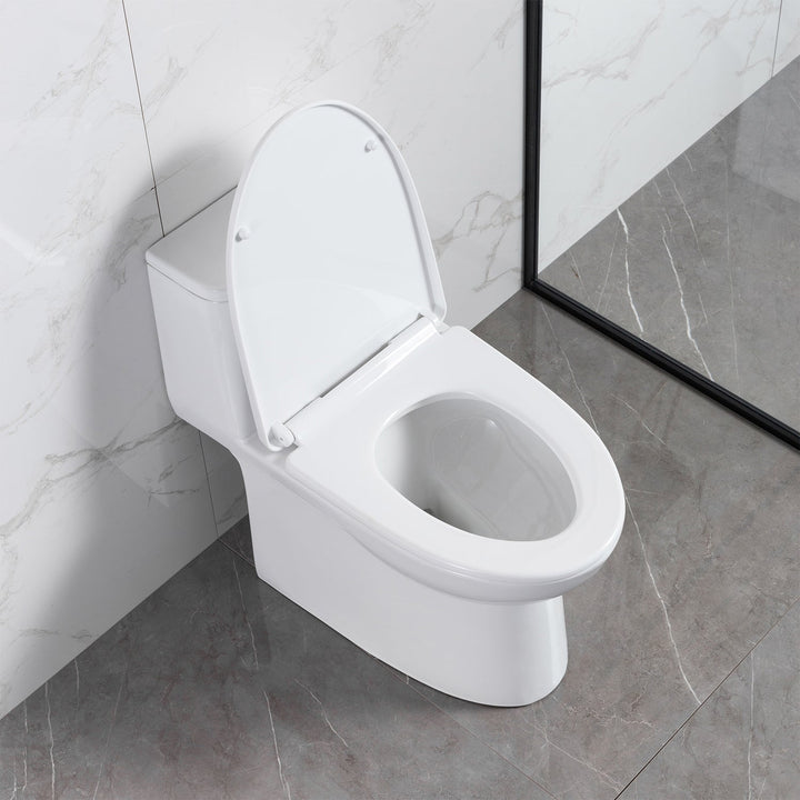 T9 ADA One-Piece Toilet, 1.1/1.6 GPF Dual-Flush in 03