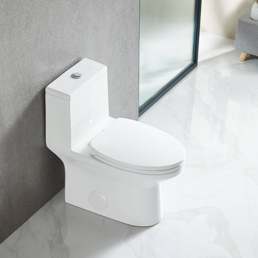 T9 ADA One-Piece Toilet, 1.1/1.6 GPF Dual-Flush in 04