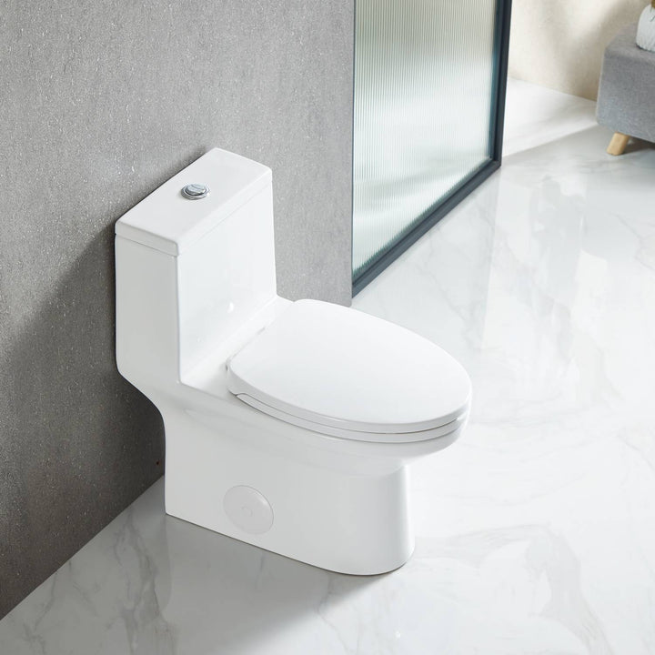 T9 ADA One-Piece Toilet, 1.1/1.6 GPF Dual-Flush in 04