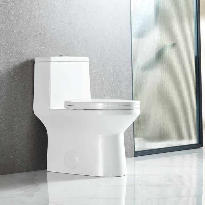 T9 ADA One-Piece Toilet, 1.1/1.6 GPF Dual-Flush in 04