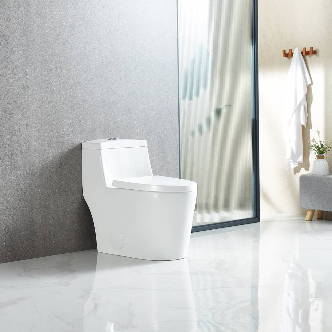 T9 One-Piece Toilet, 1.1/1.6 GPF Dual-Flush in 05