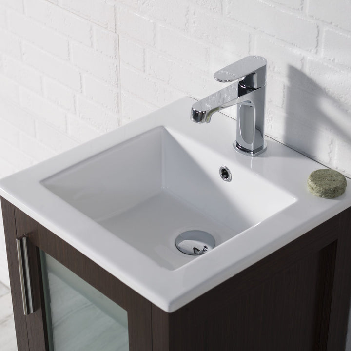 Sydney 16" Bathroom Vanity in Wenge