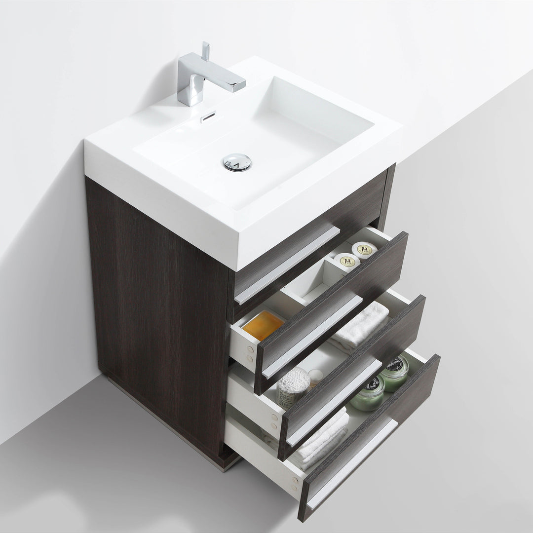 Barcelona Freestanding Single Sink Bathroom Vanity