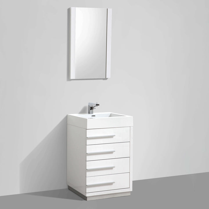 Barcelona Freestanding Single Sink Bathroom Vanity
