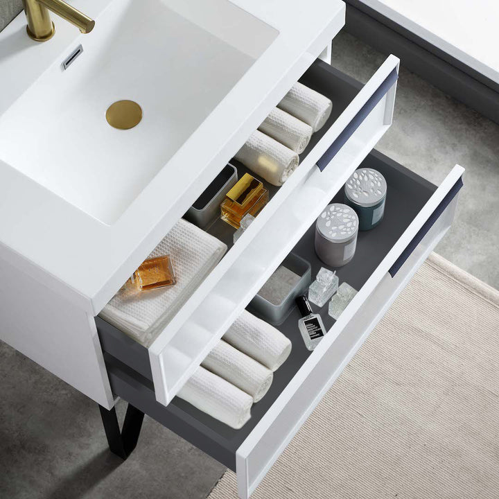 Sofia Wall Mount Bathroom Vanity