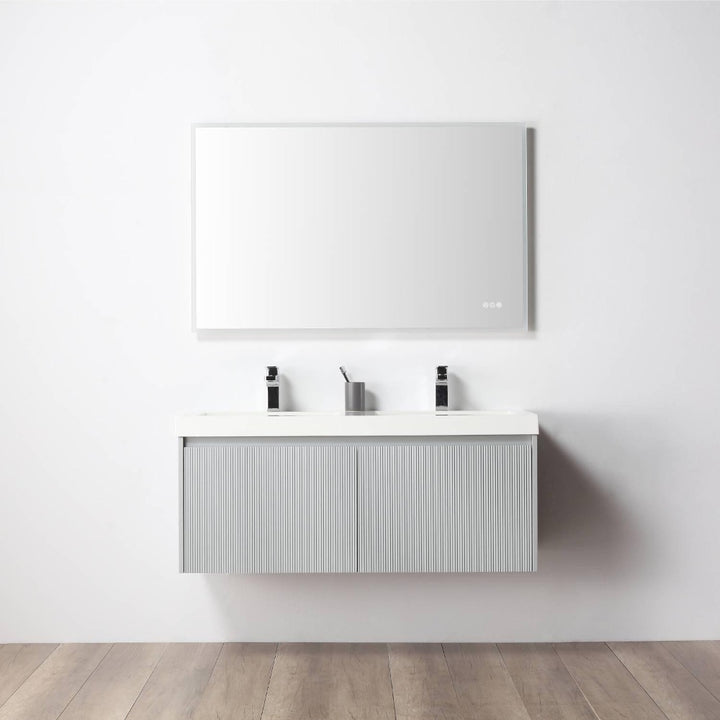 Positano Wall-Mounted Double Bathroom Vanity