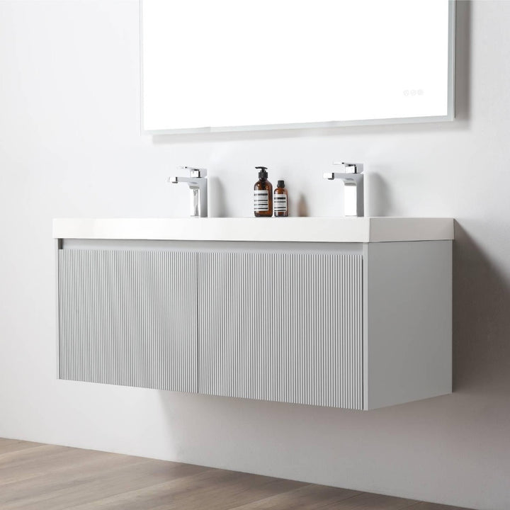 Positano Wall-Mounted Double Bathroom Vanity