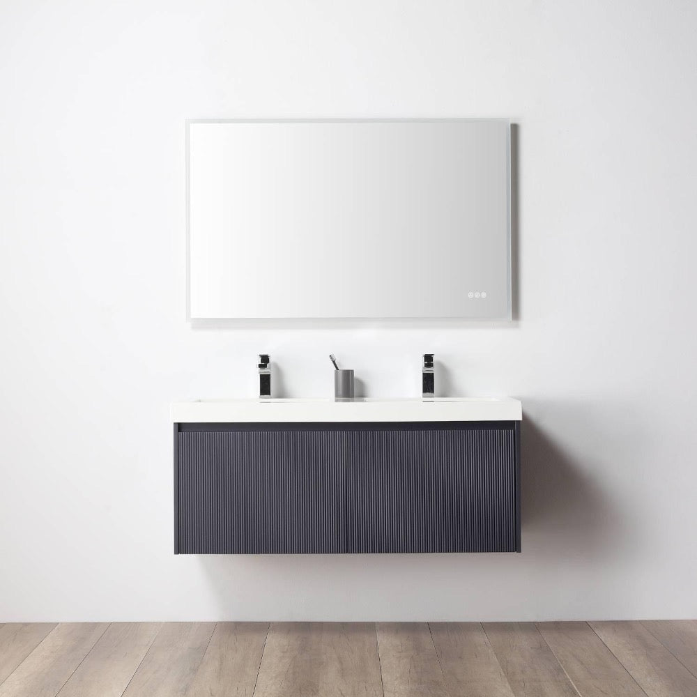 Positano Wall-Mounted Double Bathroom Vanity
