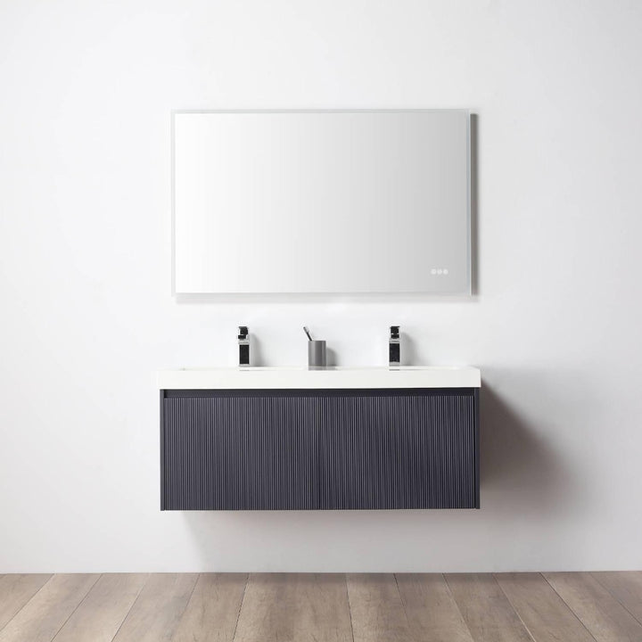 Positano Wall-Mounted Double Bathroom Vanity