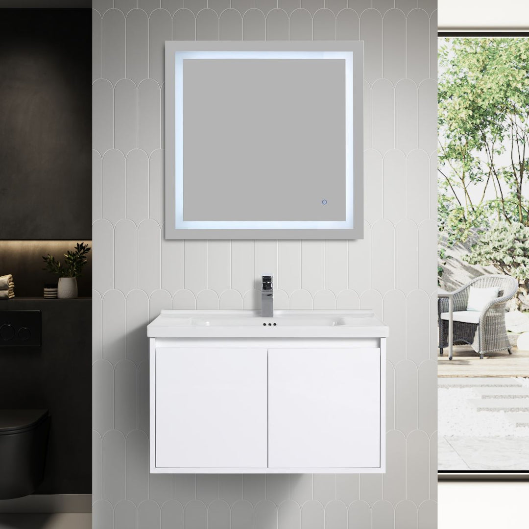 Bern Wall Mounted Bathroom Vanity
