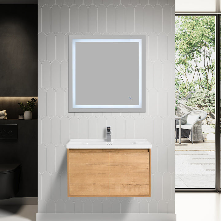 Bern Wall Mounted Bathroom Vanity