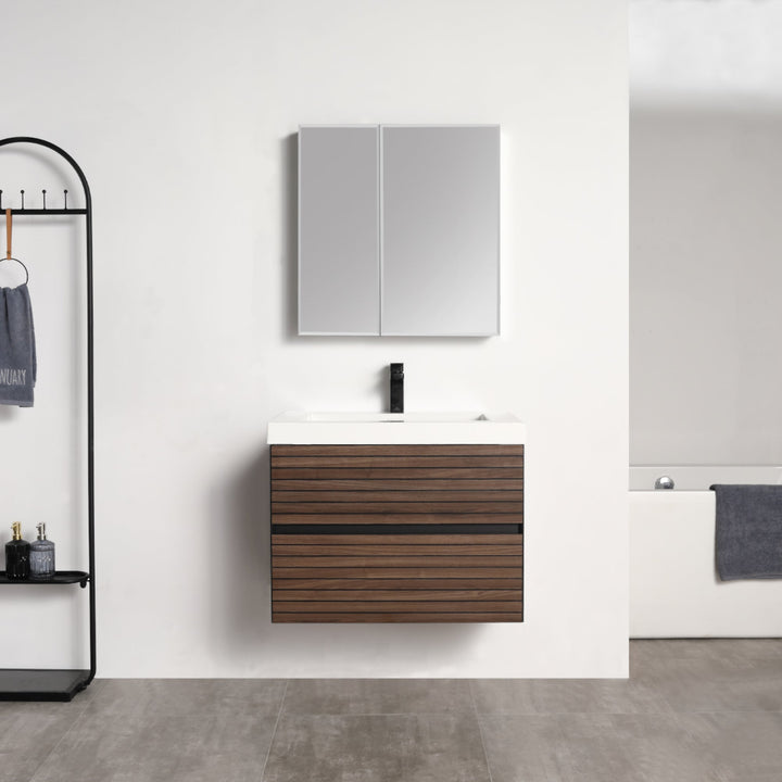 Annecy Wall-Mounted Bathroom Vanity