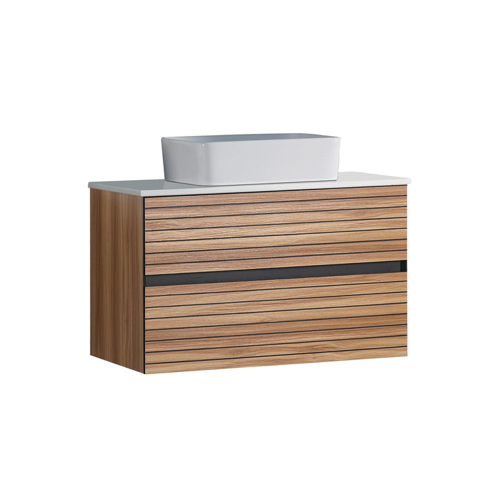 Phoenix Stone Vanity Top in White
