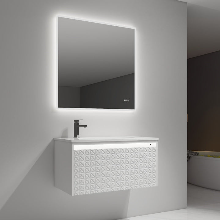Thun 041 Wall-Mounted Bathroom Vanity with Sink