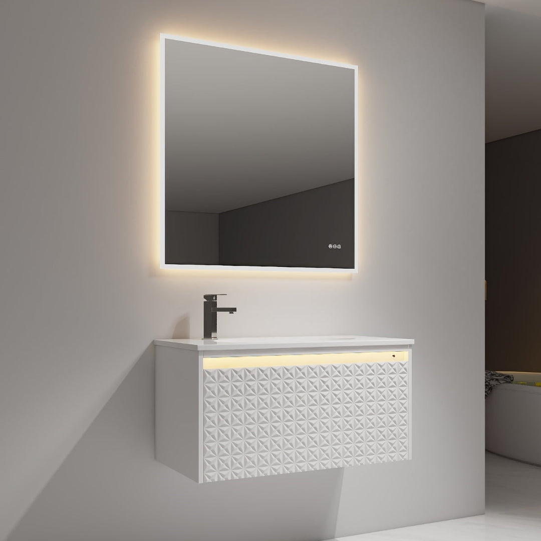 Thun 041 Wall-Mounted Bathroom Vanity with Sink