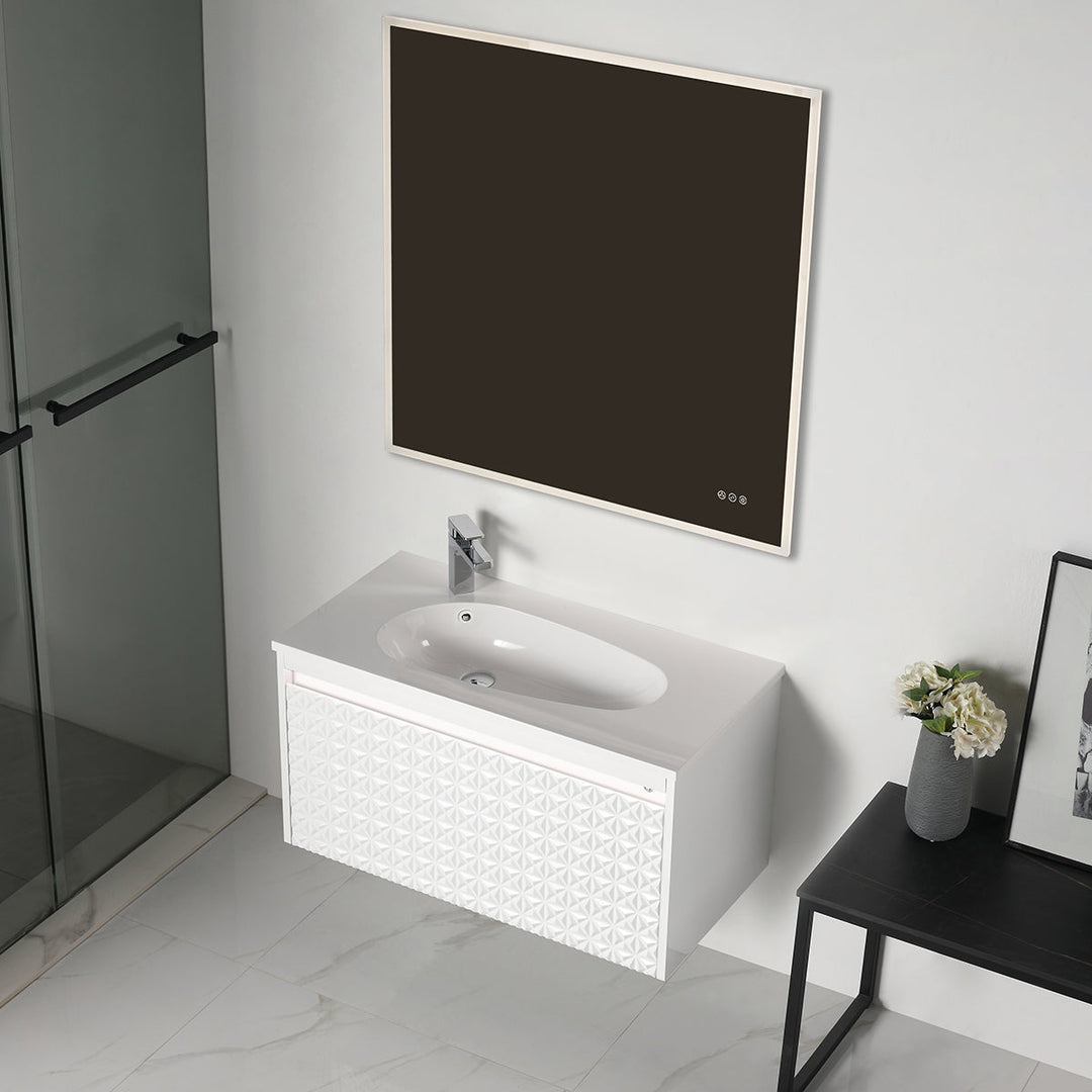 Thun 041 Wall-Mounted Bathroom Vanity with Sink