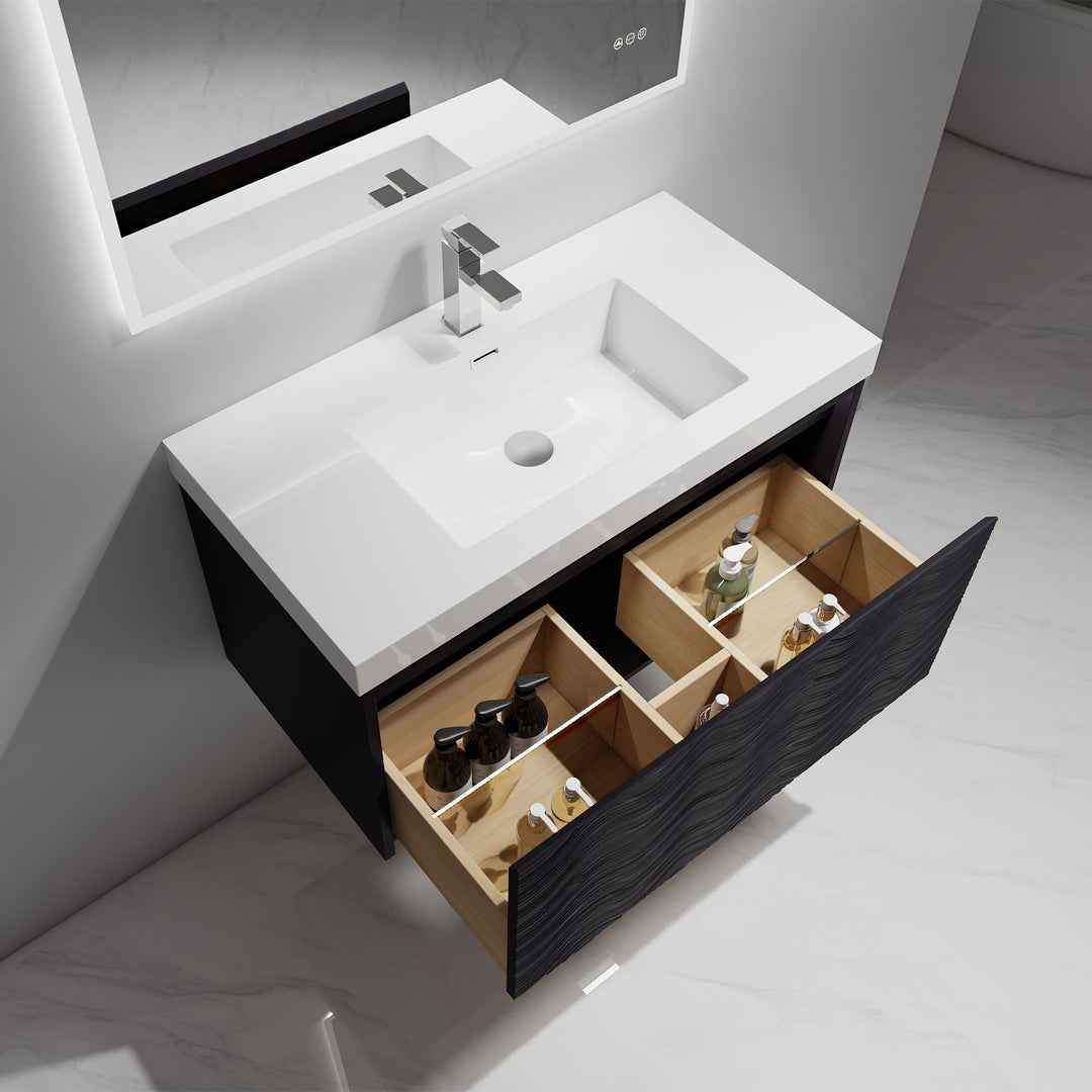Voyage 042 Wall-Mounted Bathroom Vanity