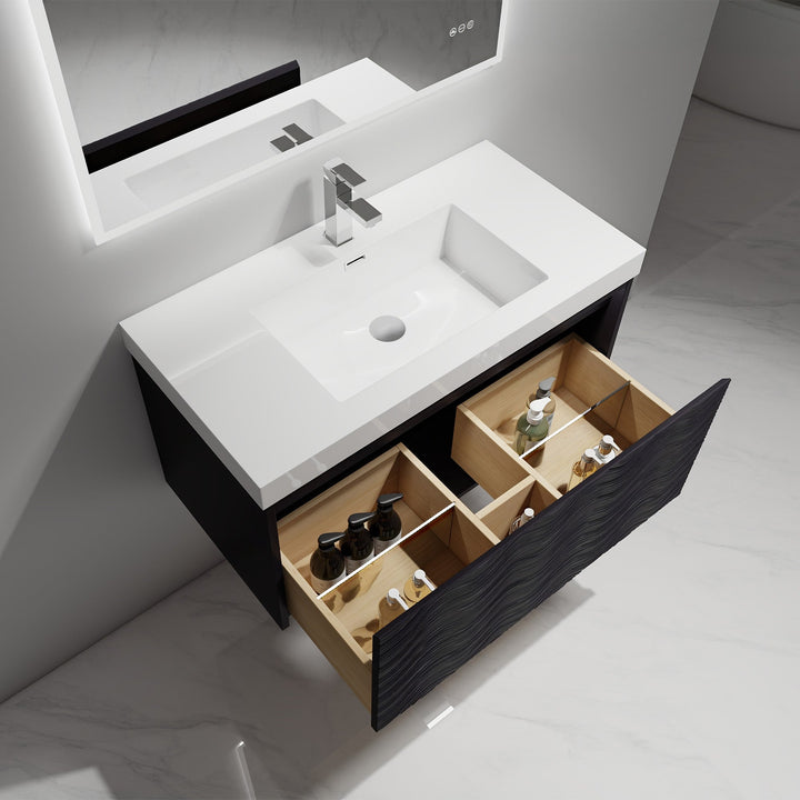 Voyage 042 Wall-Mounted Bathroom Vanity