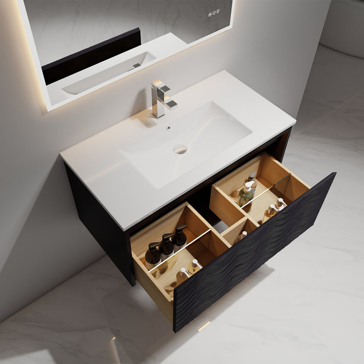 Voyage 042 Wall-Mounted Bathroom Vanity