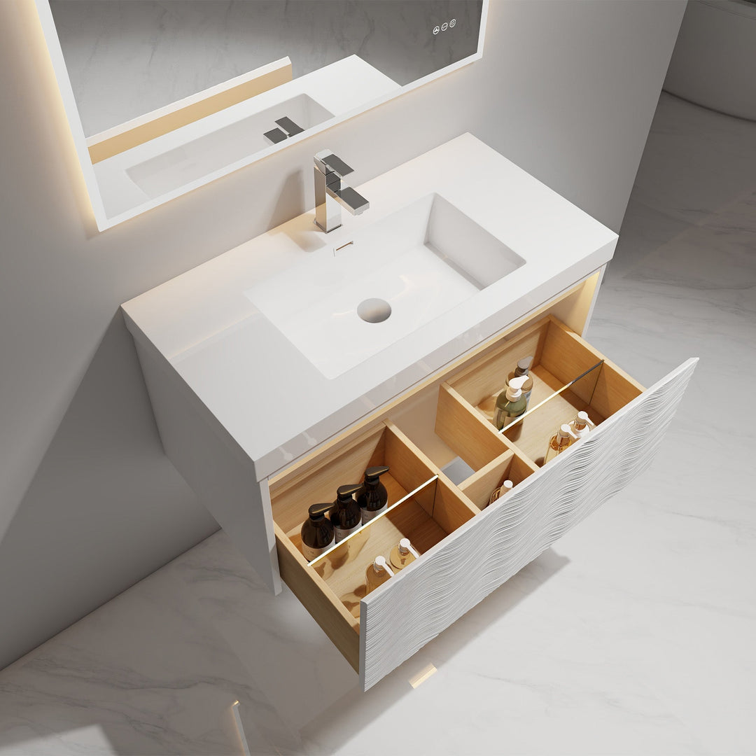 Voyage 042 Wall-Mounted Bathroom Vanity