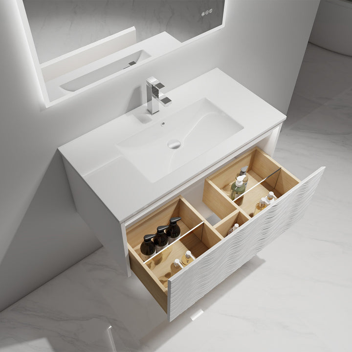 Voyage 042 Wall-Mounted Bathroom Vanity