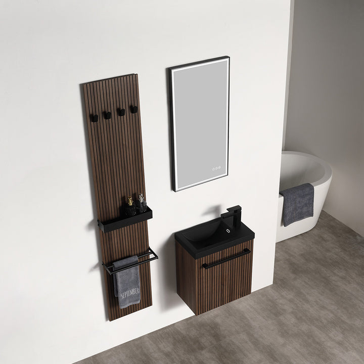 Rimini 20" Bathroom Vanity with Acrylic Sink