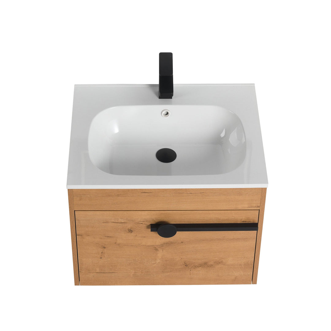 Bilbao Wall-Mounted Bathroom Vanity with SMC Sink