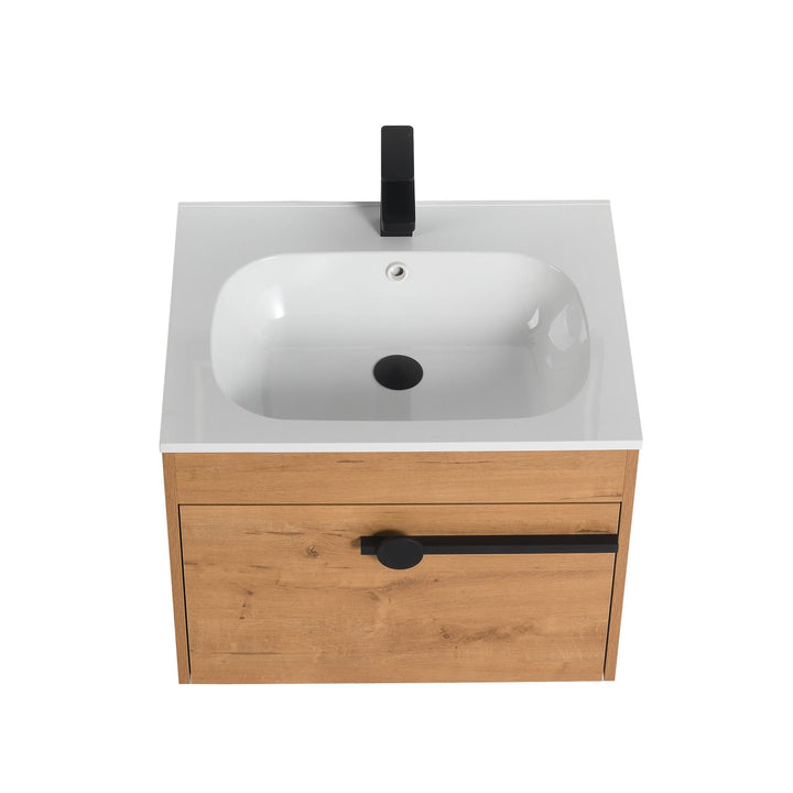 Bilbao Wall-Mounted Bathroom Vanity with SMC Sink